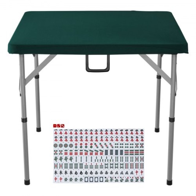 Φορητό Τραπέζι Mahjong VEVOR με Πλακίδια και Ζάρια  SDMJZBSZSMJZ336P1V0