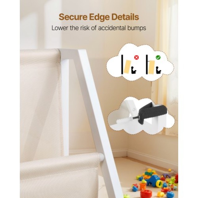 VEVOR Παιδική Βιβλιοθήκη με Οργανωτή Αποθήκευσης ETCWJJDJS314YWJPR0...