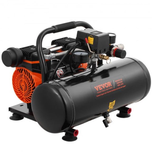 Φορητός Αεροσυμπιεστής VEVOR 2L 8bar χωρίς Λάδι  WYWSKYJ8L750PU481V2