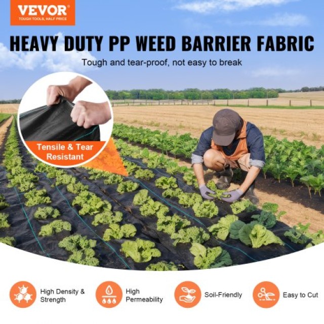 Υφασμάτινο Φράγμα Ζιζανίων VEVOR 3FTx50FT  JBXBZ350FT32DIBQKV0