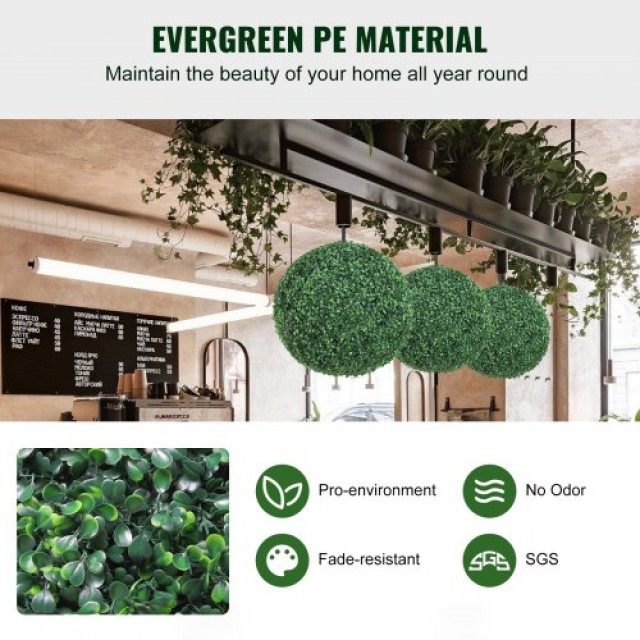 Τεχνητά Δεντράκια VEVOR Boxwood, 50 εκ. (2 τεμ.), Σφαιρικά Φυτά Διακόσμησης  RGZWXJQ20YC04FIJEV0