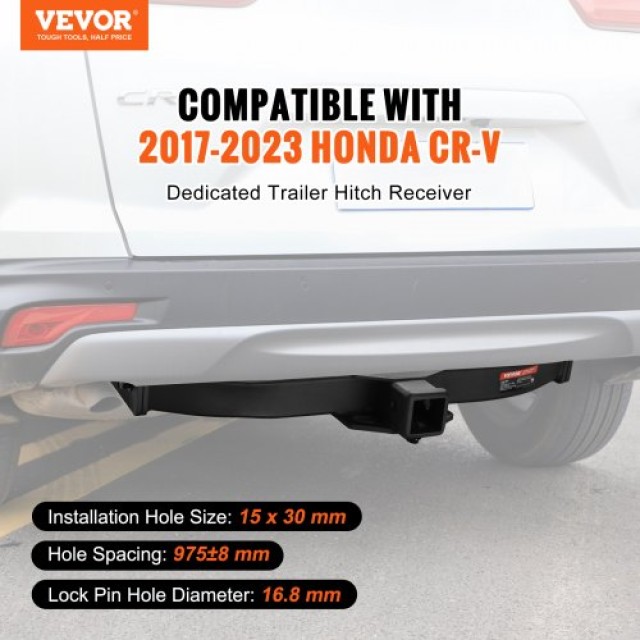 Ρυμουλκούμενος Γάντζος VEVOR Class 3 για Honda CR-V (2017-2023), 6000 lbs, Μαύρο  GGLJQTG2YCHOTGMJ9V0