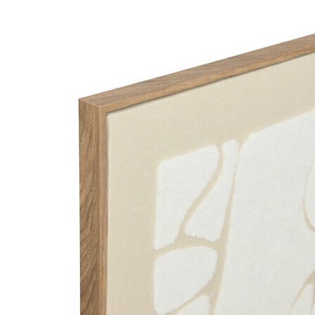 Atmosphera Πίνακας 3D Ziad 50 x 70 cm – Μπεζ Ύφασμα 210453