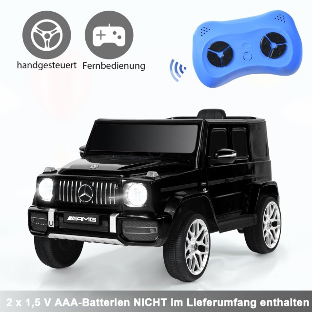 Costway  Παιδικό Ηλεκτροκίνητο Αυτοκίνητο Mercedes-Benz G63 με Τηλεχειριστήριο και Μουσική, για Ηλικίες 3+ TQ10235DE-DK