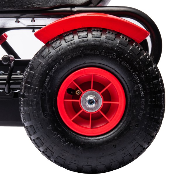HOMCOM Παιδικό Ποδήλατο Go Kart 121x58x61 εκ, Κόκκινο 370-276V00RD