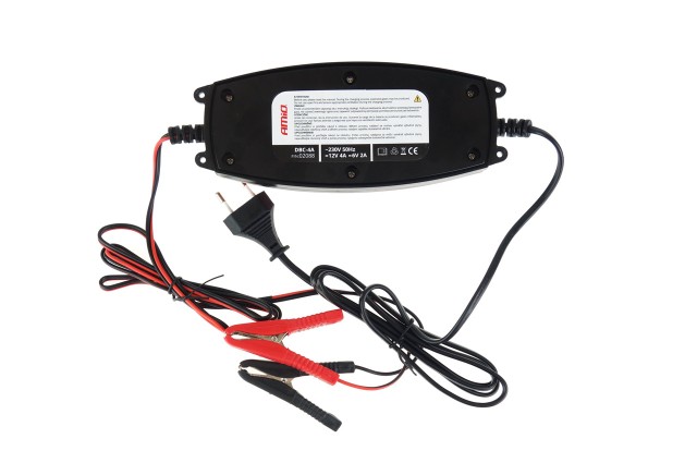 AMiO  Φορτιστής μπαταρίας ψηφιακός 6V/12V - 2A/4A - DVL DBC-4A ,02088