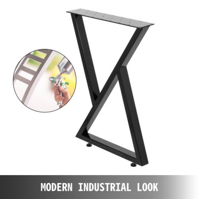 VEVOR  Μεταλλικά Πόδια Τραπεζιού 28x20 Σετ 2 τεμ. TZZT28X20YC8ZFG01V0