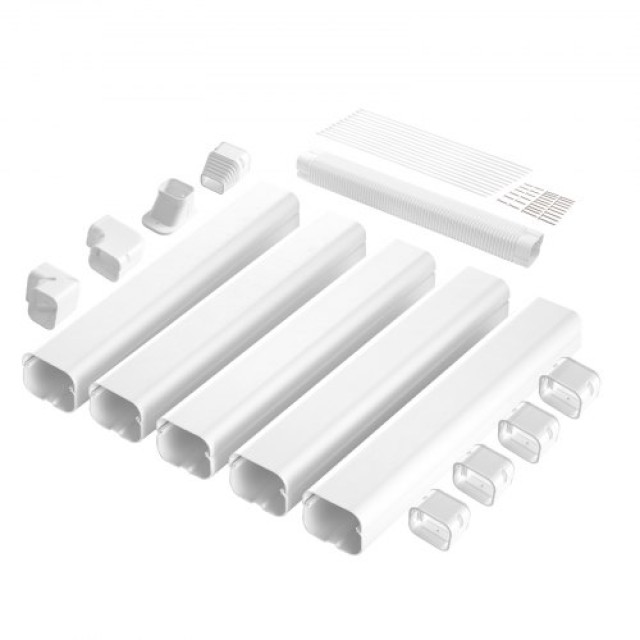 Κάλυμμα Σωληνώσεων VEVOR Mini Split 76.2mm x 3110mm, Λευκό  BSKSQFT...