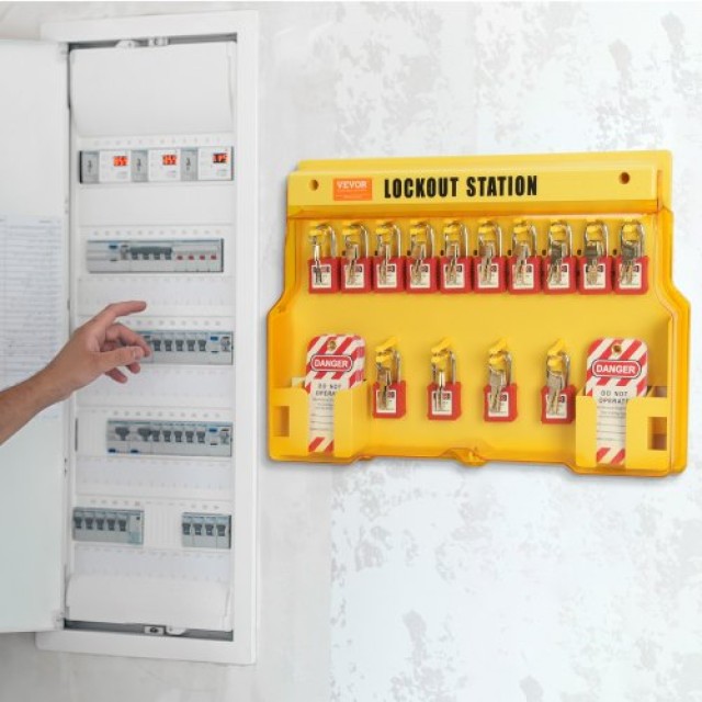 Σετ Ασφαλείας VEVOR Lockout Tagout, 60 Τεμ.  AQSJTZ60JDGB62SHMV0