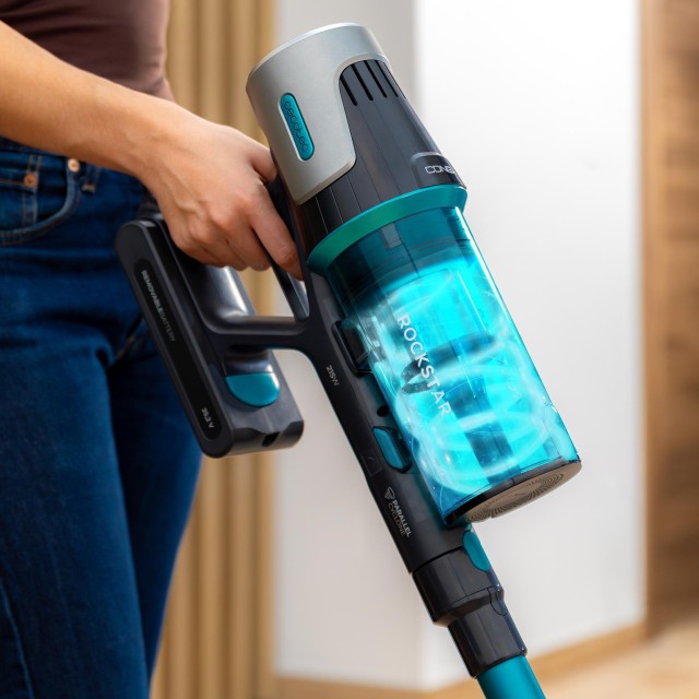 CECOTEC  Ασύρματη Σκούπα Conga Rockstar 1500 Horizon Genesis XL με 215W Ισχύ, 45 Αυτονομία, Μικτή Βούρτσα, Parallel Cyclone System και Δοχείο 600ml  CEC-102265