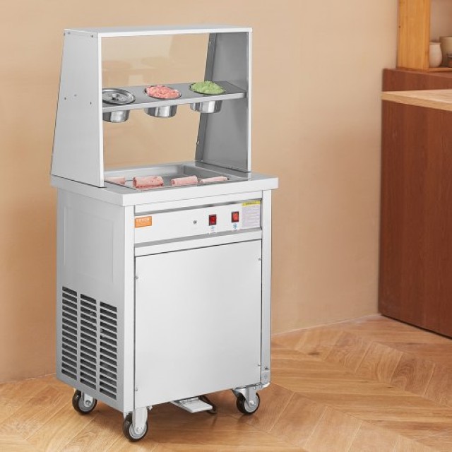 Μηχανή Παγωτού Ρολά VEVOR 13.8 x 13.8 ιντσών  SYLDSCBJD965W2RR8V2