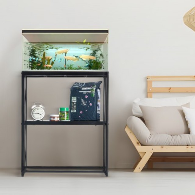 Βάση Ενυδρείου VEVOR, 20 Γαλόνια, 24.8x13x30 ιντσών, 167.6 lbs, Μαύρη  GZSZXZJG20JLIF7PSV0