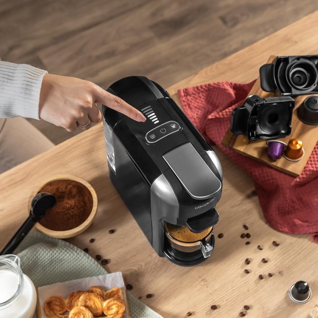 Καφετιέρα Espresso 3 σε 1 για Αλεσμένο Καφέ, Κάψουλες Dolce Gusto & Nespresso, 1450W CEC-00648 Cecotec