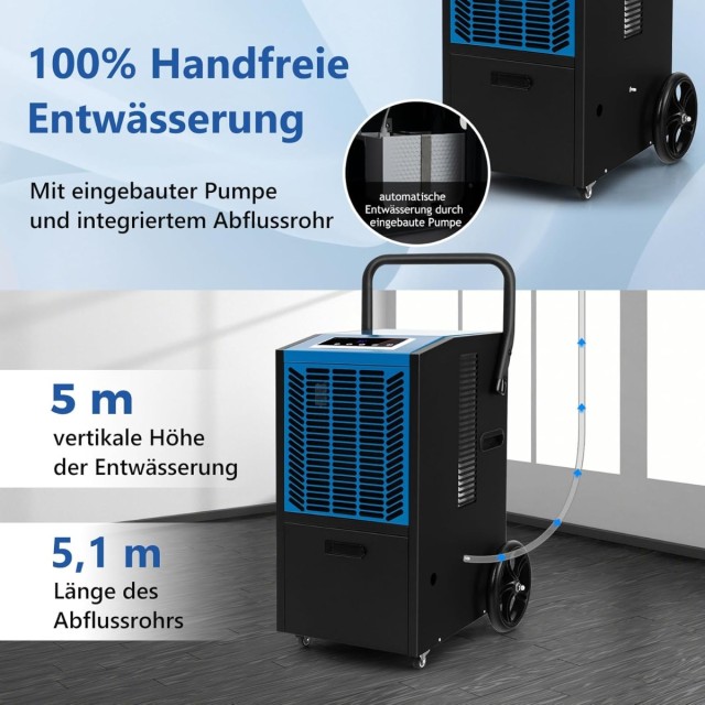 Costway 66 L Αφυγραντήρας με Χρονοδιακόπτη 24 ωρών & Αυτόματη Απόψυ... Costway 66 L Αφυγραντήρας με Χρονοδιακόπτη 24 ωρών & Αυτόματη Απόψυ...