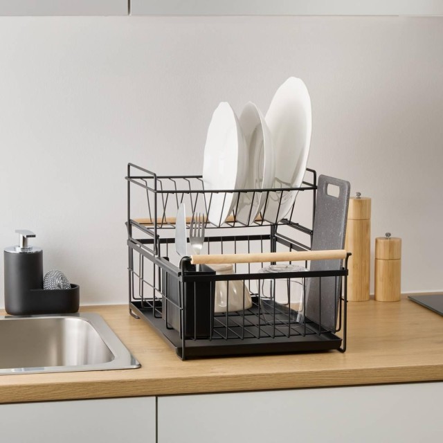 5FIVE Simply smart Διπλή Μεταλλική Πιατοθήκη με Αποσπώμενο Δίσκο Απ... 5FIVE Simply smart Διπλή Μεταλλική Πιατοθήκη με Αποσπώμενο Δίσκο Απ...