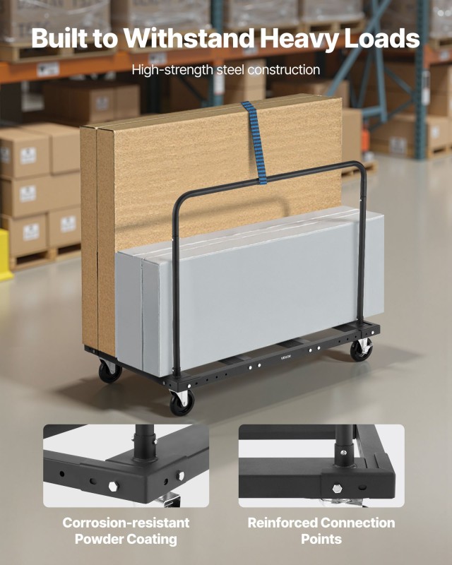 VEVOR Καροτσάκι Γυψοσανίδας Βαρέως Τύπου (45.4x29.4x39.1 in) - Φορτ... VEVOR Καροτσάκι Γυψοσανίδας Βαρέως Τύπου (45.4x29.4x39.1 in) - Φορτ...