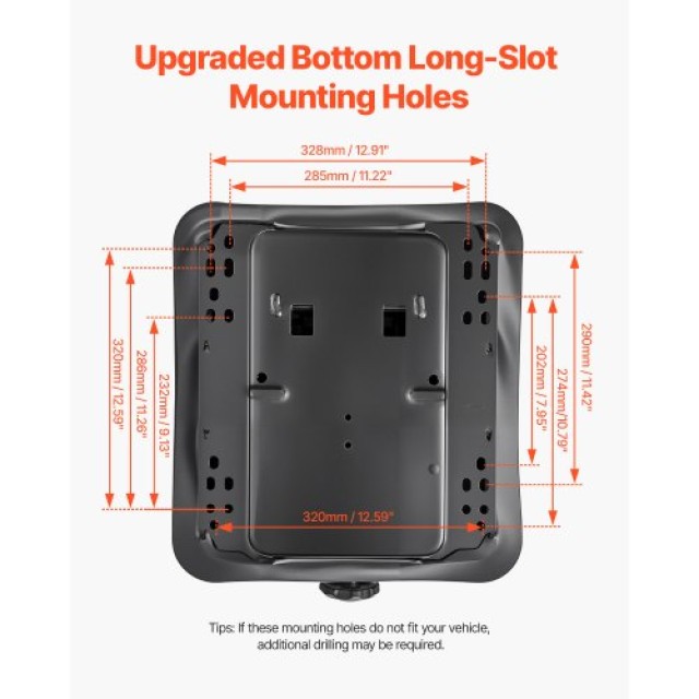 VEVOR Κιτ Ανάρτησης Καθίσματος χωρίς Οδηγό για Χλοοκοπτικό, Κλαρκ, ...