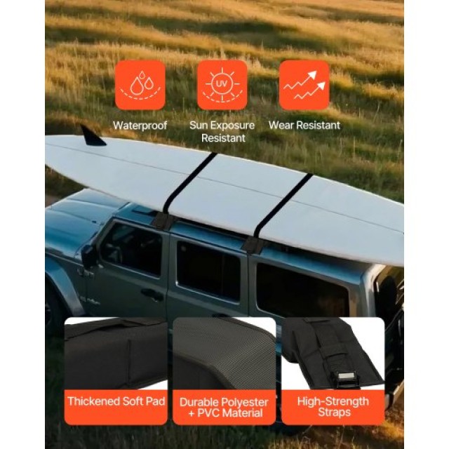 VEVOR Μαλακά Μαξιλάρια Οροφής 31.5 για Αυτοκίνητο, Φορτίο 176LBS CD...