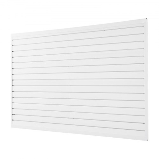 VEVOR Πάνελ Σχάρας PVC Λευκό 8x4 ft με Αξεσουάρ για Γκαράζ BTQBPVC32SQFKWPZFV0