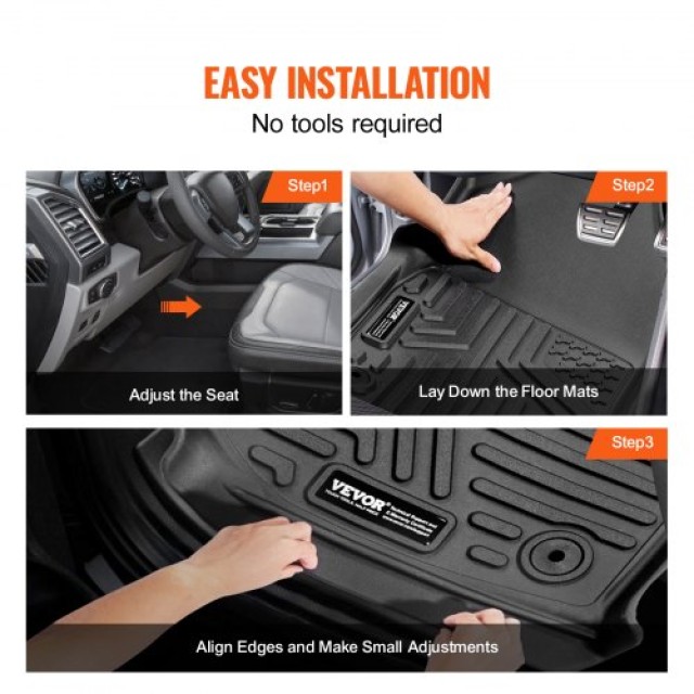 VEVOR  Πατάκια Αυτοκινήτου για Dodge Ram 1500/2500/3500 2013-2022  KCDBDDQRAM15AHRUDV0