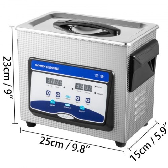 Καθαριστής Υπερήχων VEVOR 3L για Κοσμήματα  QXJ3.2LSGLTQ00001V2