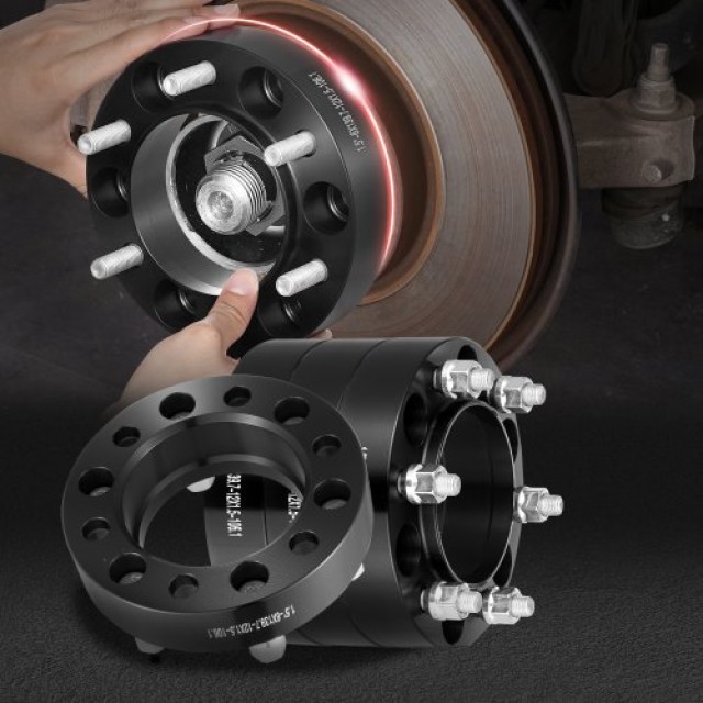 VEVOR Αποστάτες Τροχών 1.5 6x5.5 6 Λαμών, Σετ 4, Μαύροι  LSSFLP15YC6XNE9HPV0