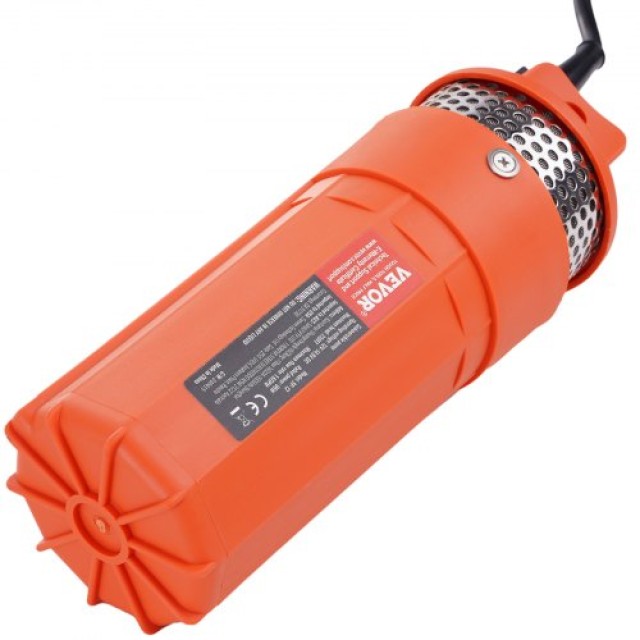 Αντλία Νερού VEVOR Solar 12V DC 96W Υποβρύχια, Μέγ. Ροή 1.6 GPM, Μέ...