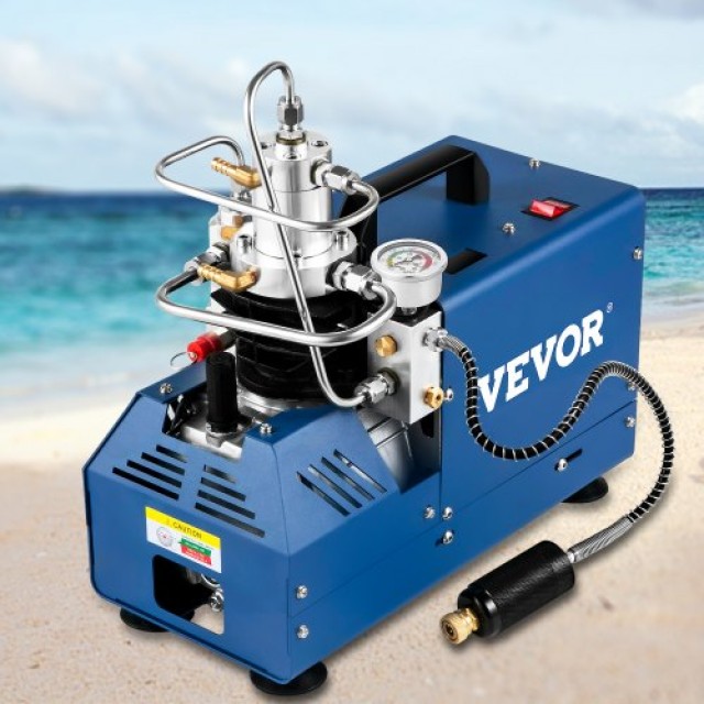 VEVOR  Συμπιεστής Υψηλής Πίεσης 4500PSI/30MPA/300BAR, 1800W 220V για Αεροβόλα & Καταδυτικές Φιάλες GYQBSD1.8KW--NR9YV2