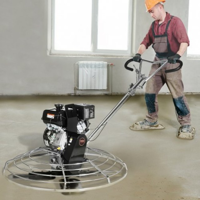 VEVOR Σπάτουλα Σκυροδέματος 46” 14HP Βενζινοκίνητη με Πλωτή Λεπίδα  DLMDJS46INCH8WP46V0