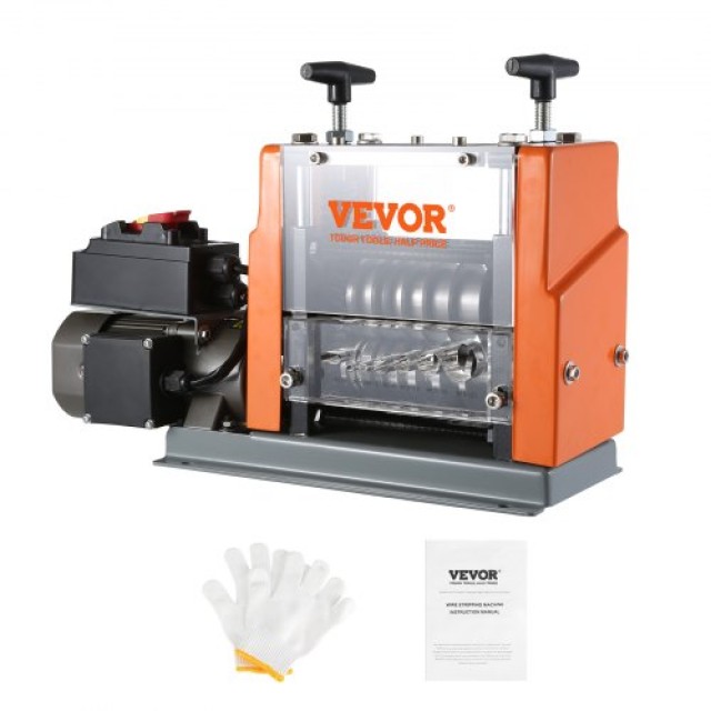 Αυτόματη Μηχανή Απογύμνωσης Καλωδίων VEVOR, 60W, 6 Στρογγυλά & 1 Επίπεδο Κανάλι  BXJL60W1525MM4XMQV2