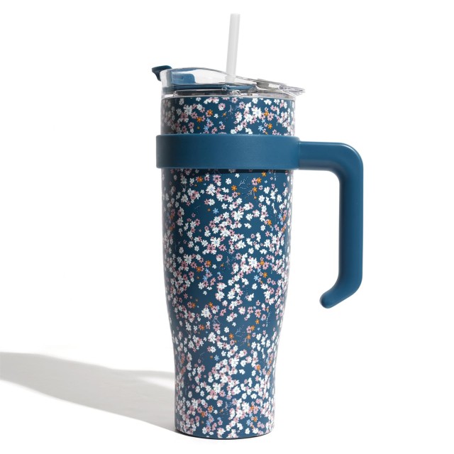 Θερμός Μεταλλικός 560ml Line Take Away Fleur - Μπλε KA0439-Blue Coo...