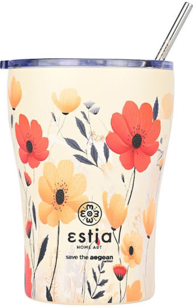 ESTIA Θερμική Κούπα Καφέ 350ml Save the Aegean  Καλοκαιρινή Ονειροπ...