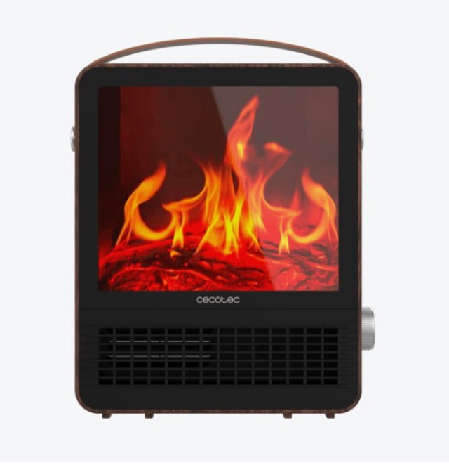 Κεραμική Θερμάστρα με Εφέ Φλόγας 1500 W ReadyWarm 1500 Ceramic Flames Cecotec CEC-100567
