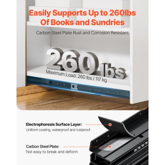 VEVOR Συρόμενοι Οδηγοί Συρταριών 40 ιντσών για Ντουλάπια Κάτω από Σ... VEVOR Συρόμενοι Οδηγοί Συρταριών 40 ιντσών για Ντουλάπια Κάτω από Σ...