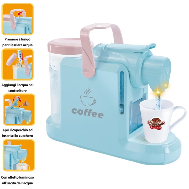 BAKAJI Παιχνιδονηχανή Καφέ Μπλέ Οικιακή Ηλεκτρική Συσκευή Καφετιέρα... BAKAJI Παιχνιδονηχανή Καφέ Μπλέ Οικιακή Ηλεκτρική Συσκευή Καφετιέρα...