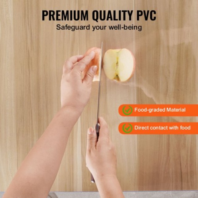Διαφανές Προστατευτικό Τραπεζιού VEVOR PVC 54x54 εκ. 1.5mm  ZFXPVCZB54X5DA0CAV0