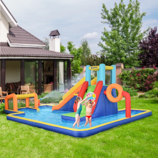 Bouncy Castle για παιδιά 3-8 ετών με τσουλήθρα, τοίχο, πόρτα και κα...
