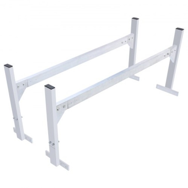 VEVOR Σχάρα Οροφής Βαν, 2 Μπάρες Αλουμινίου, 181 kg, Ρυθμιζόμενο Μή...