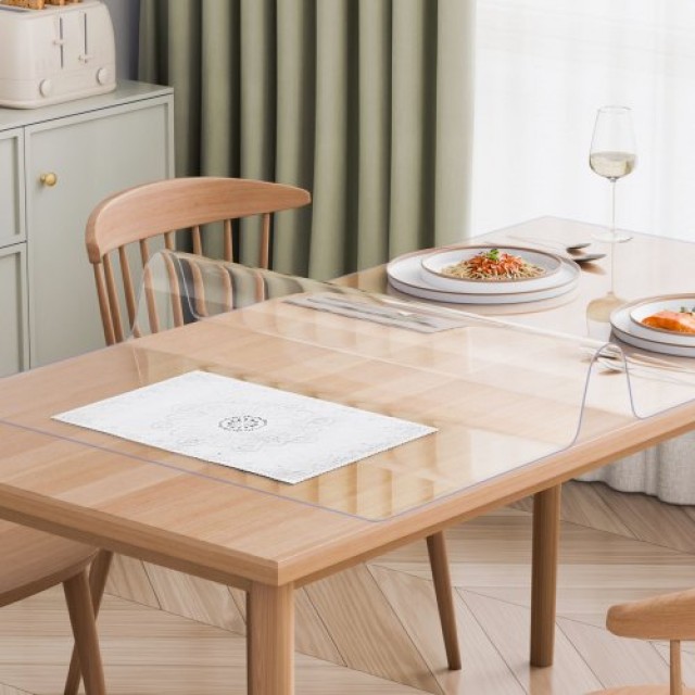 Διαφανές Προστατευτικό Τραπεζιού VEVOR PVC 16x32 ιντσών 1.5mm  ZFXPVCZB16X34D7UOV0