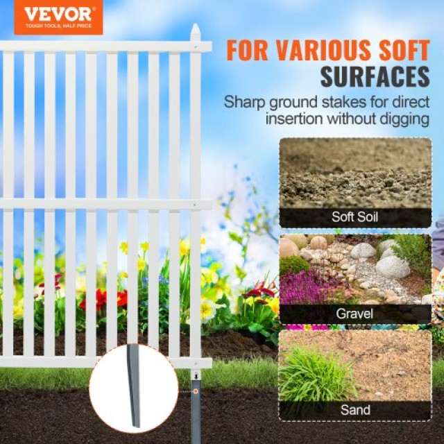 Πάνελ Ιδιωτικότητας VEVOR 48x48 για Κλιματιστικό & Εξοπλισμό Πισίνας (2 Τεμ.)  PVCYSWLMB48X9JS2HV0