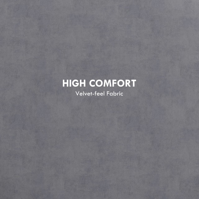 HOMCOM Velvety Container Πουφ 120 κιλών max με καπάκι, σε MDF και δ...