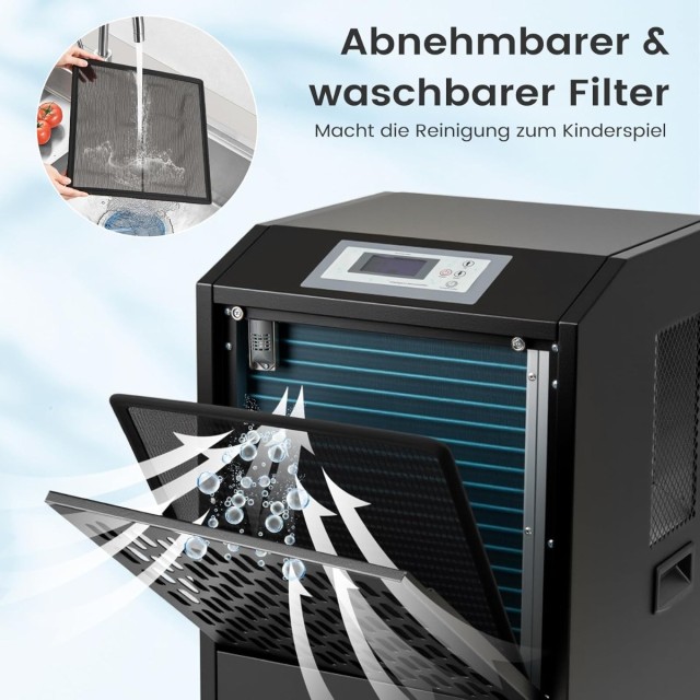 Costway Ηλεκτρικός Αφυγραντήρας 118L/T με Σωλήνα Αποστράγγισης & Χρ... Costway Ηλεκτρικός Αφυγραντήρας 118L/T με Σωλήνα Αποστράγγισης & Χρ...