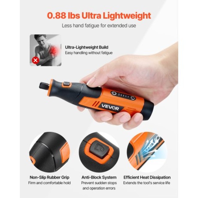 VEVOR Σετ Ασύρματου Περιστροφικού Εργαλείου VEVOR, 73 Εξαρτήματα, D... VEVOR Σετ Ασύρματου Περιστροφικού Εργαλείου VEVOR, 73 Εξαρτήματα, D...