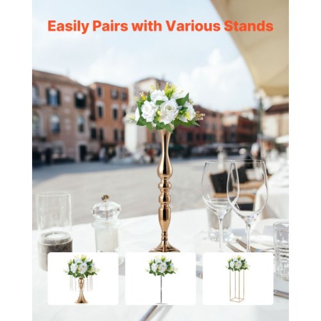 VEVOR Συνθέσεις Γάμου 9,5 ιντσών, 10 Τεμάχια ZSHQQXBS95IN2EZMO001V0 VEVOR Συνθέσεις Γάμου 9,5 ιντσών, 10 Τεμάχια ZSHQQXBS95IN2EZMO001V0