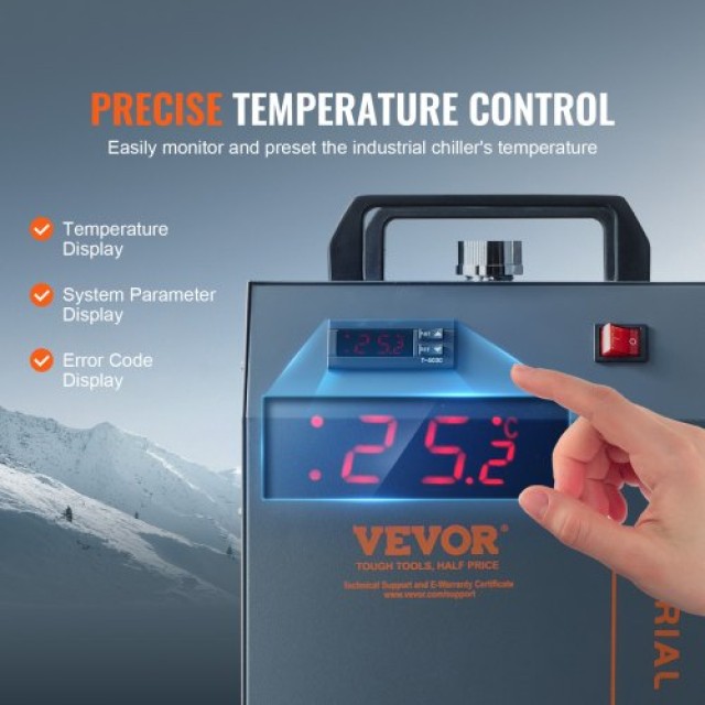 VEVOR Βιομηχανικός Ψύκτης Νερού CW-5202 για Μηχανές CO2 Laser  GYLSJYSJS7L18IJHWV2