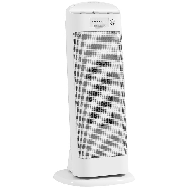 HOMCOM Κεραμική Ηλεκτρική Σόμπα 2000W, 4 Λειτουργίες και Ρυθμιζόμεν...