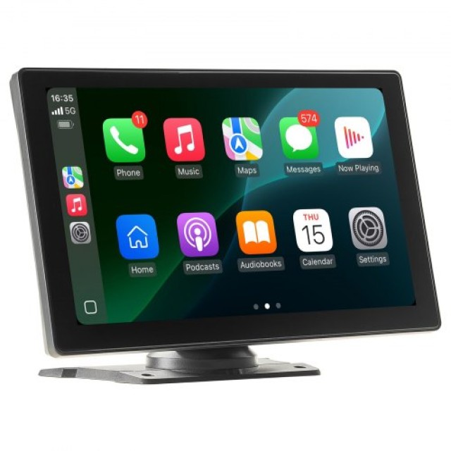 VEVOR Οθόνη Αυτοκινήτου 9 με CarPlay και Κάμερες Εμπρός/Πίσω CZZKP9...