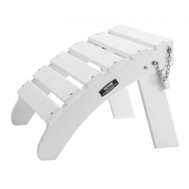 VEVOR Λευκό Πτυσσόμενο Υποπόδιο HDPE Adirondack KZDADLDKTTQPZ41H0V0