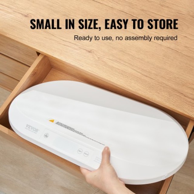 VEVOR  Ψηφιακή Ζυγαριά Μωρού με Μεζούρα, Λειτουργία Κράτησης & Απόβ...