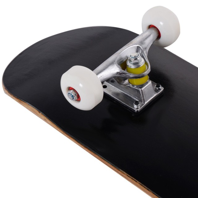 Costway Μαύρο Ξύλινο Μίνικρουζερ Longboard 20x79cm SP37670DK Costway Μαύρο Ξύλινο Μίνικρουζερ Longboard 20x79cm SP37670DK
